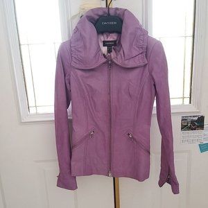 Danier Leather Jacket  Metallic Sheen 3XS  (XXXS)